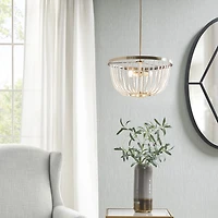 Hampton Hill Melrose 2 Light Beaded Chandelier