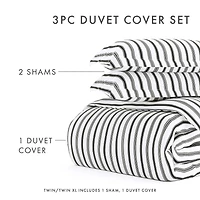 Casual Comfort Premium Ultra Soft Vertical Dreams  Duvet Cover Set