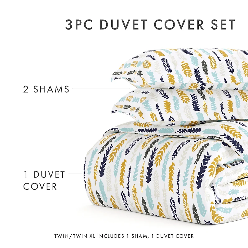 Casual Comfort Premium Ultra Soft Feathers Duvet Cover Set