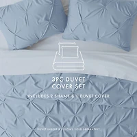 Casual Comfort Pinch Pleat Duvet Cover Set