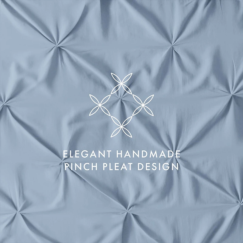 Casual Comfort Pinch Pleat Duvet Cover Set