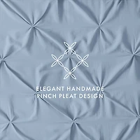 Casual Comfort Pinch Pleat Duvet Cover Set