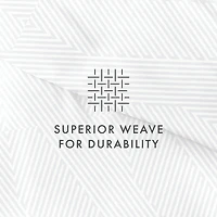 Casual Comfort Modern Diagonal Patterned Duvet Cover Set