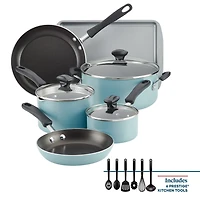 Farberware Cookstart DiamondMax Aluminum 15-pc. Cookware Set