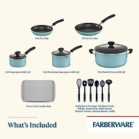 Farberware Cookstart DiamondMax Aluminum 15-pc. Cookware Set