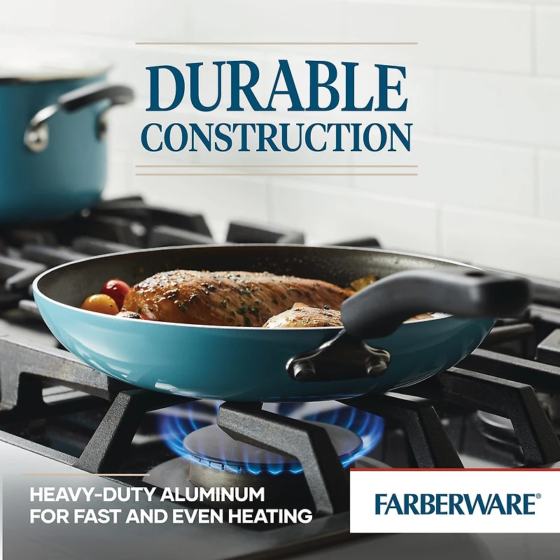 Farberware Cookstart DiamondMax Aluminum 15-pc. Cookware Set