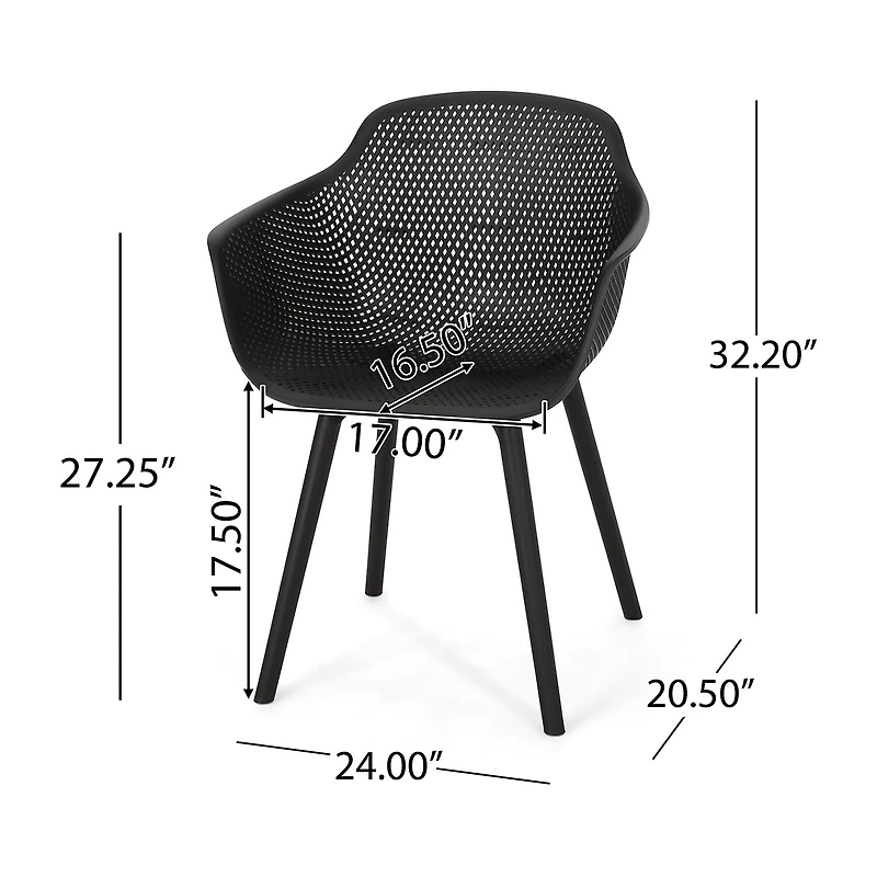 Lotus 2-pc. Dining Chair