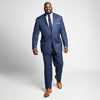 Shaquille O'Neal XLG™ Mens Stretch Fabric Regular Fit Big and Tall Suit Jacket
