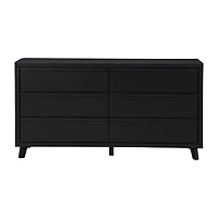 Signature Design by Ashley Danziar 6-Drawer Dresser in Black