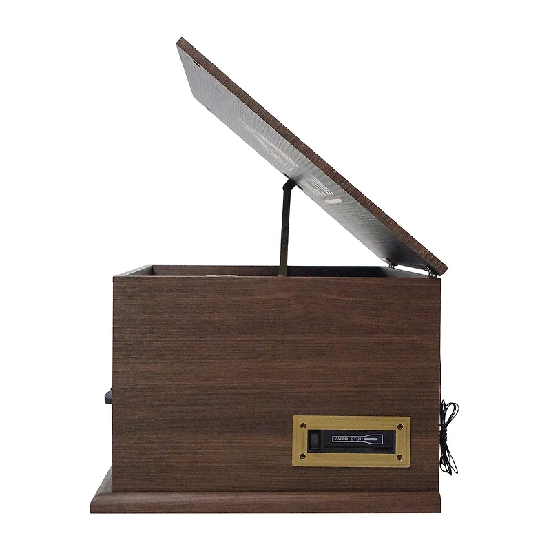 Victor state 7-in-1 espresso wood music Turntable