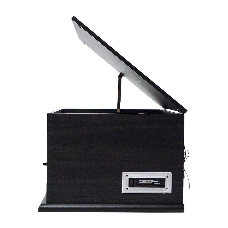 Victor 7-in-1 graphite wood music Turntable