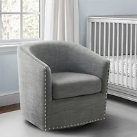 Madison Park Memo Living Room Collection Swivel Upholstered Armchair