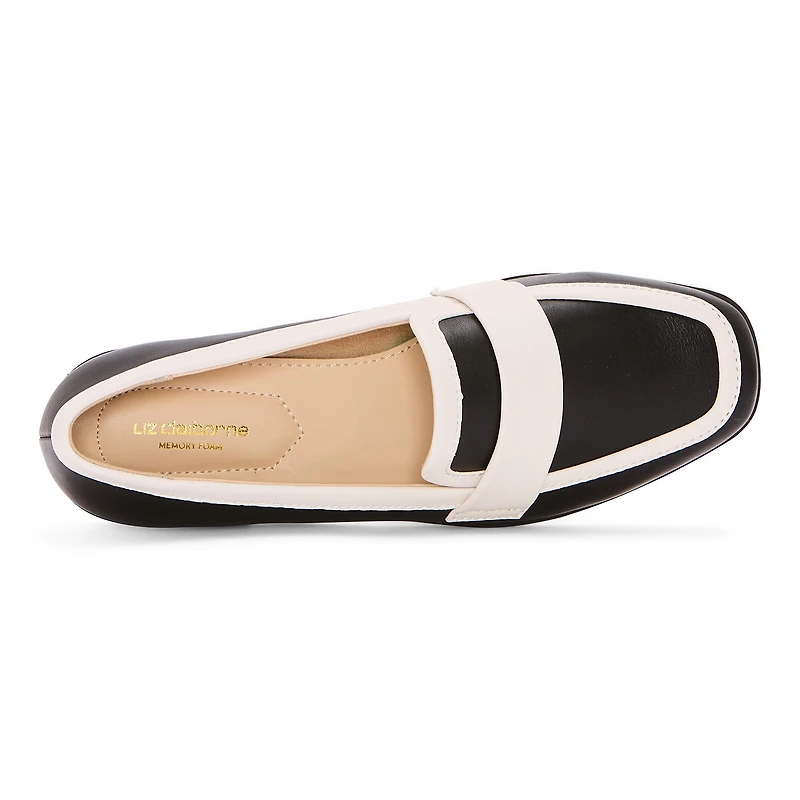 Liz Claiborne Jakey Womens Square Closed Toe Loafers