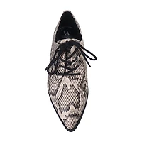 Worthington Ingalls Womens Pointed Closed Toe Oxford Shoes