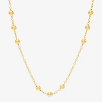 Womens 14K Gold Over Silver 2-pc. Necklace Set