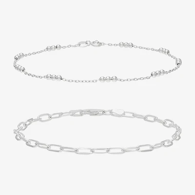 Silver Addiction Womens Sterling Silver 2-pc. Jewelry Set
