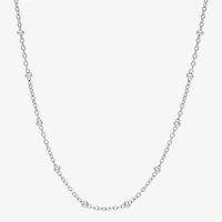 Womens Sterling Silver 2-pc. Necklace Set