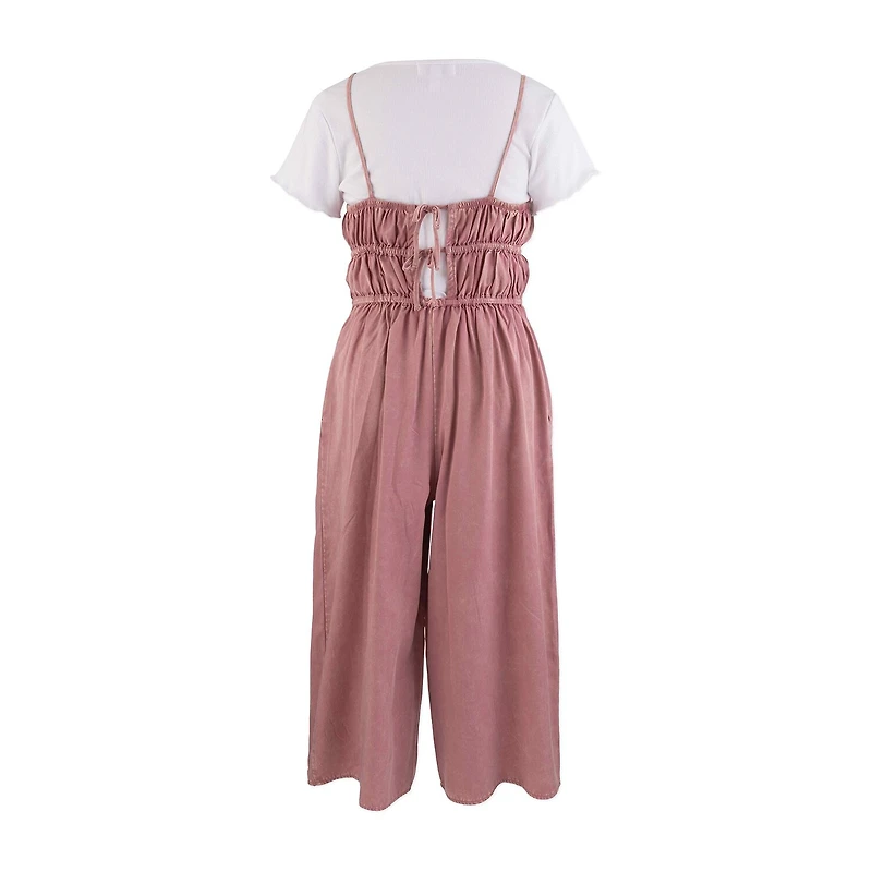 Speechless Big Kid Girls Round Neck Sleeveless 2-pc. Jumpsuit