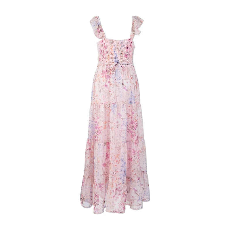 Speechless Big Kid Girls Sleeveless Floral Maxi Dress