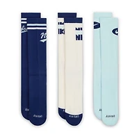 Nike Everyday Plus Throwback Unisex Adult 3 Pair Crew Socks