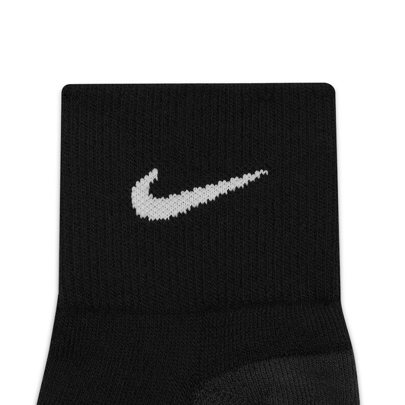 Nike Everyday Max Cushioned Unisex Adult Multi-Pack 3 Pair Quarter Ankle Socks