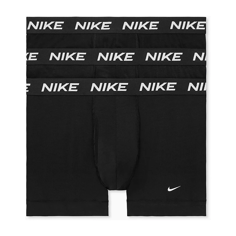 Nike All Day Cotton Stretch Mens 3 Pack Multi-Pack Fabric Trunks Ke1309-001