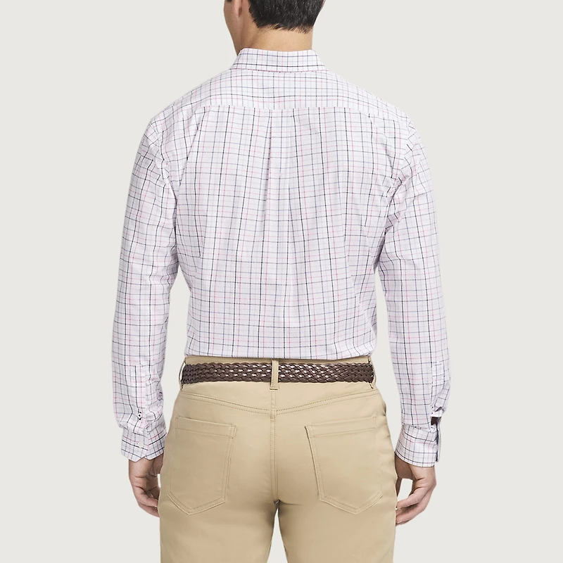 IZOD Performance Comfort Mens Long Sleeve Classic Fit Button-Down Shirt
