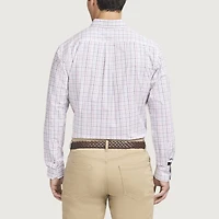 IZOD Performance Comfort Mens Long Sleeve Classic Fit Button-Down Shirt