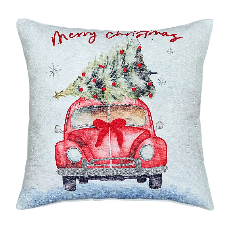 Vibhsa Accent Holiday Square Throw Pillow