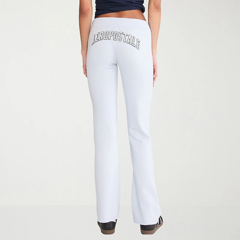 AEROPOSTALE Womens Juniors Straight Mid Rise Sweatpant