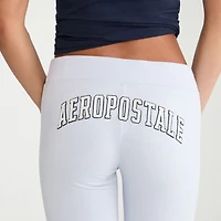 AEROPOSTALE Womens Juniors Straight Mid Rise Sweatpant
