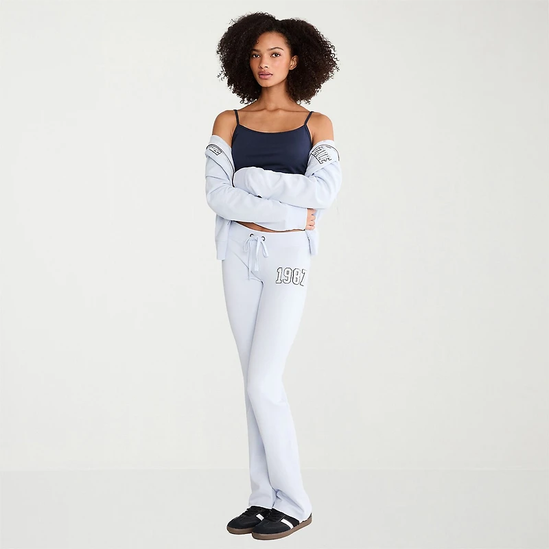 AEROPOSTALE Womens Juniors Straight Mid Rise Sweatpant