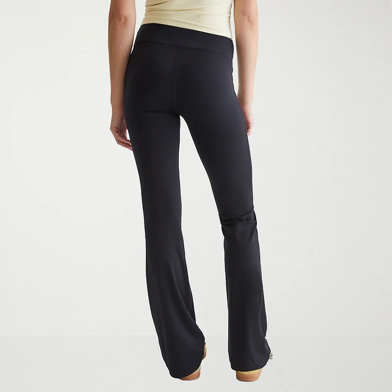 AEROPOSTALE Womens Mid Rise Bootcut Juniors Full Length Leggings