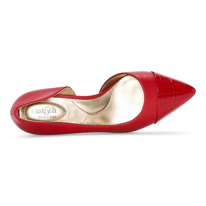 east 5th Dion Womens Pointed Closed Toe Kitten Heel Pumps