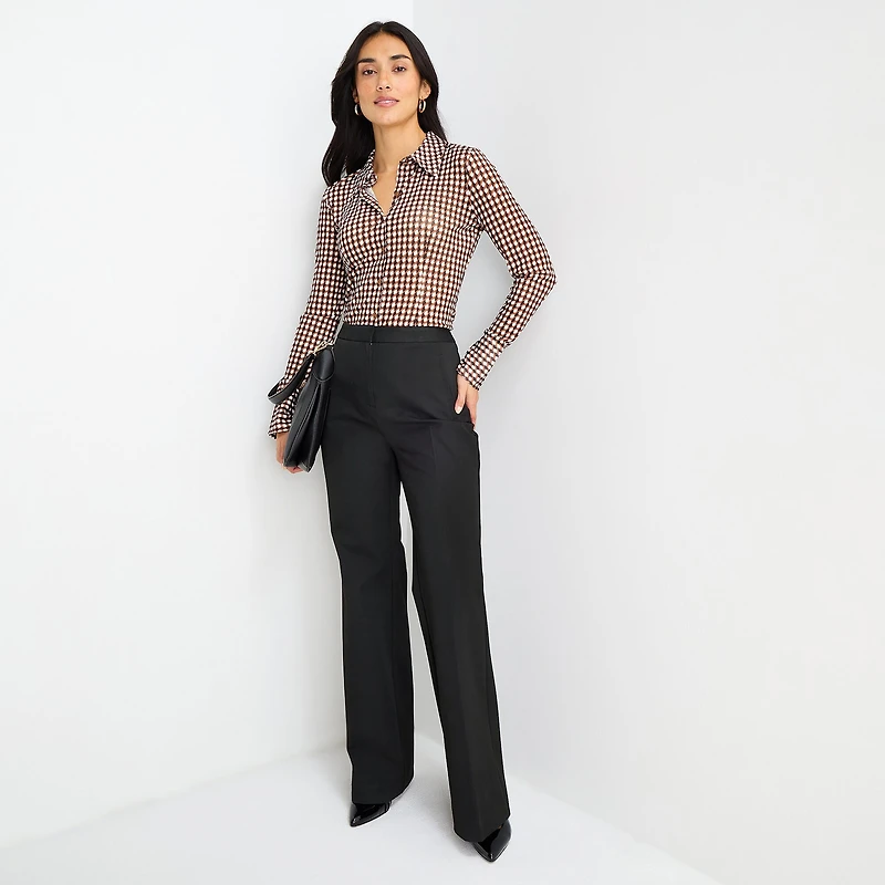 Worthington Womens Fit and Flare Pant