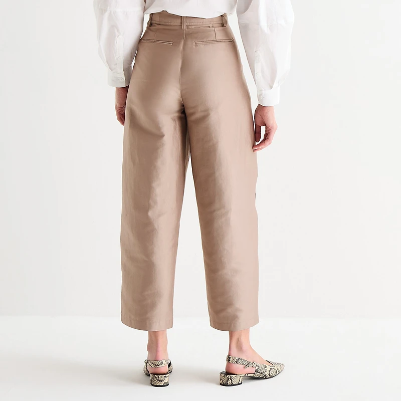 Worthington Womens Barrel Leg Pant