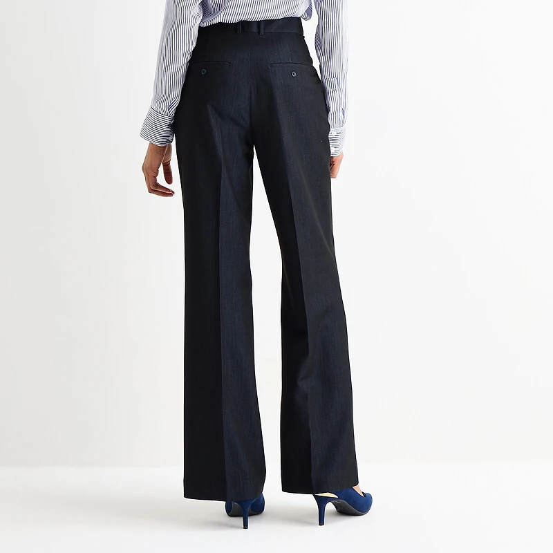 Worthington Womens Straight High Rise Trouser