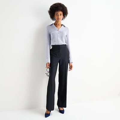 Worthington Womens Straight High Rise Trouser