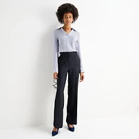 Worthington Womens Straight High Rise Trouser