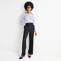 Worthington Womens Cuffed Long Sleeve Slim Fit Button-Down Shirt