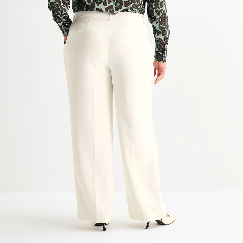 Worthington Plus Womens Everyday Pant