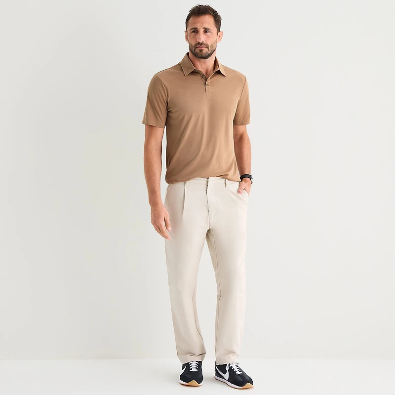 Stylus Mens Regular Fit Short Sleeve Polo Shirt