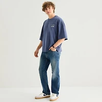 Arizona Mens Crew Neck Short Sleeve Boxy Fit Graphic T-Shirt