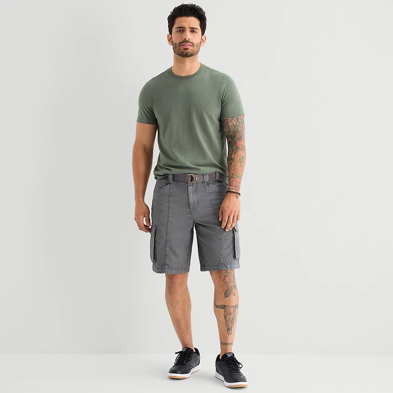 mutual weave Mens Crew Neck Short Sleeve T-Shirt