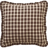 VHC Brands Sheridan Rustic Brown Reversible Euro Sham