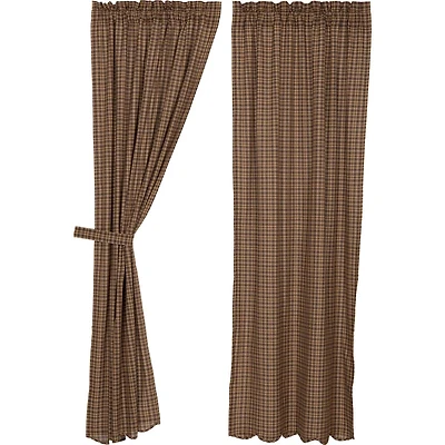 Vhc Brands Prescott Scalloped Light-Filtering Set of 2 Curtain Panel