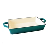 Crock Pot Artisan Enameled Cast Iron 13" Rectangular Lasagna Pan	
