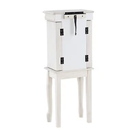 Powell Company Danika White Jewelry Armoire