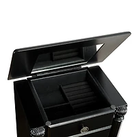 Powell Company Kristen Black Jewelry Armoire