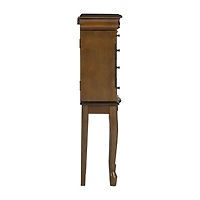 Powell Company Kelsey Walnut Jewelry Armoire